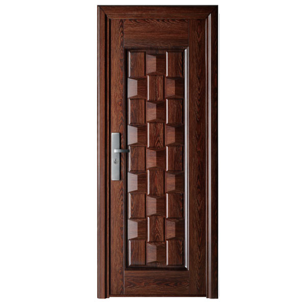 Wooden Furnished Steel Door In Kuk